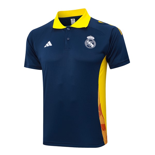 Polo Real Madrid 2024-2025 Blu Giallo 2